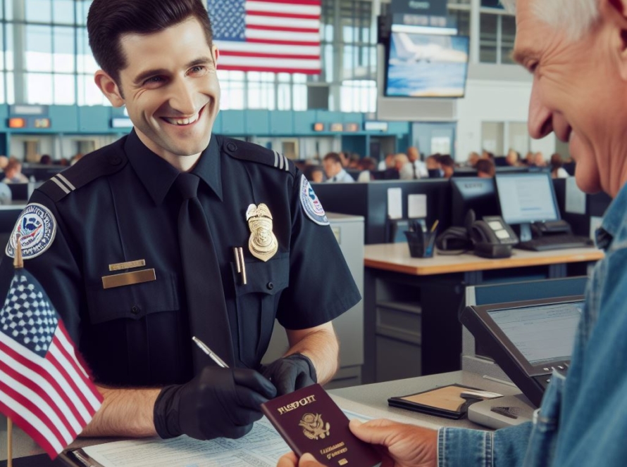 Friendly CBP Officer